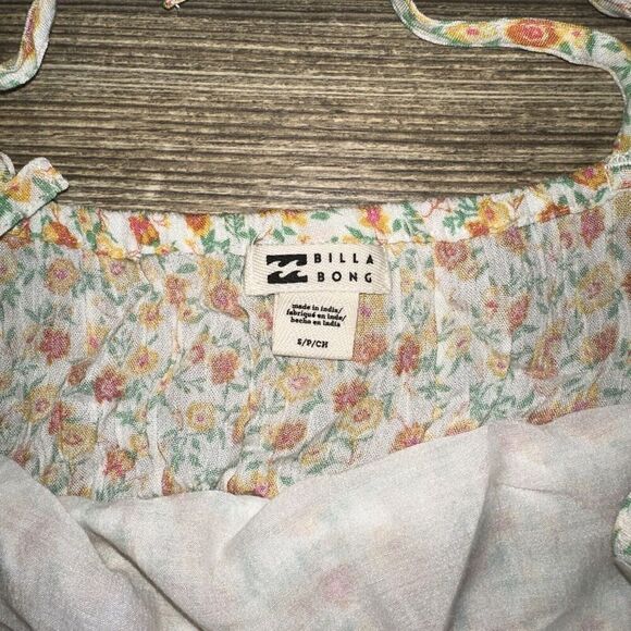 Billabong Heart Breaker Strappy Dress. Size Small/8. Floral Design. NWT. T - Picture 5 of 5